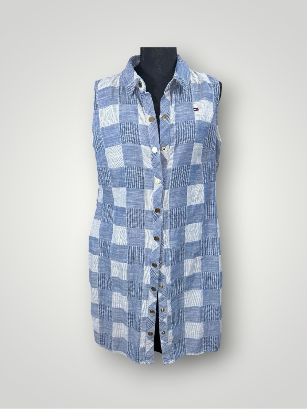 Tommy Hilfiger dress blue patch work